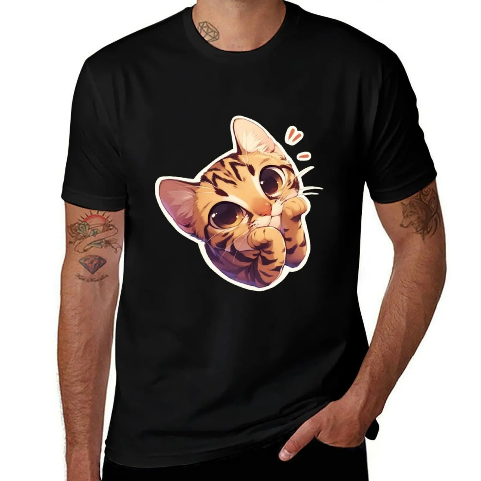

Bengal cat // Bengal cat cute design // Kawai Bengal cat T-Shirt custom t shirt street wear fitted t shirts for men