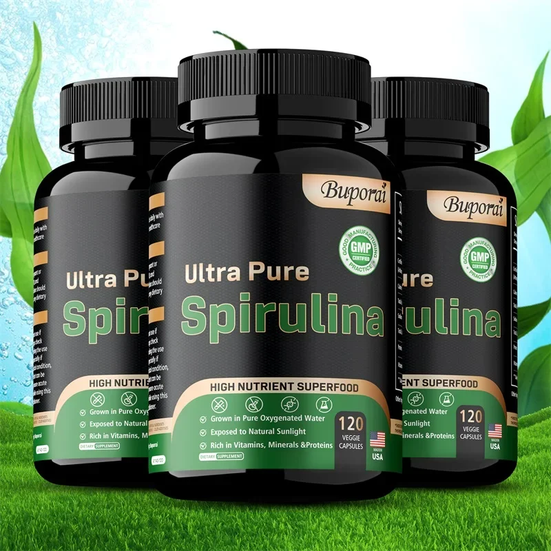 Organic Spirulina - Detoxification, Immune System, Cardiovascular, Antioxidant, Improve Digestive HealthSupplementsSupplements - Image 2