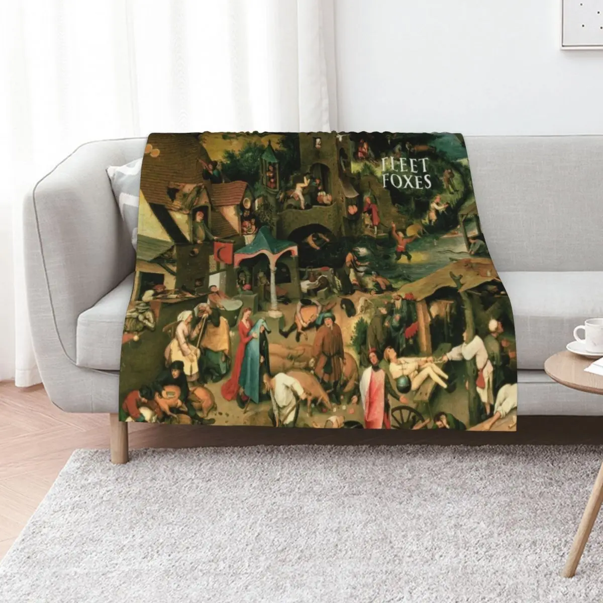 fleet foxes Throw Blanket Soft Big decorative valentine gift ideas Nap Summer Beddings Thins Blankets