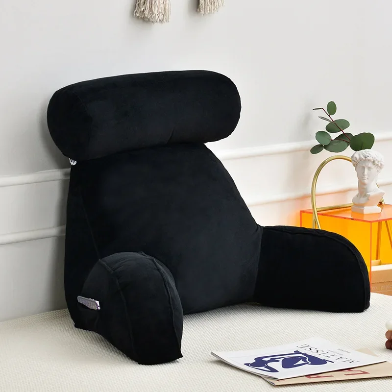 Ultra Soft Memory Foam Reading Pillow Office Sofa Bedside Back Cushion Bed Lumbar Support Cushions Backrest Backs Rest