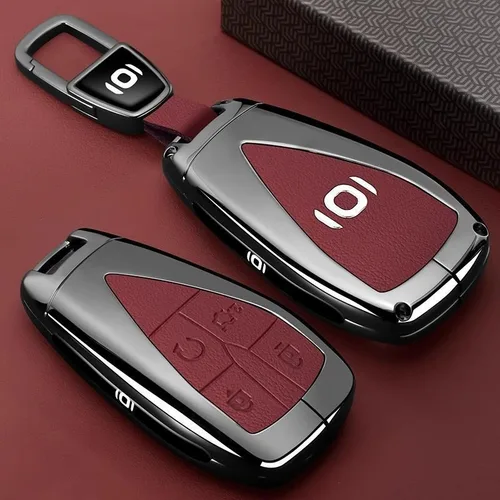 Funda de llave de coche de aleación de Zinc para Changan QIYUAN NEVO A05 A06 A07 Q05 Q07 2025 llavero de estilo de coche cubierta decorativa remota Shell Fob
