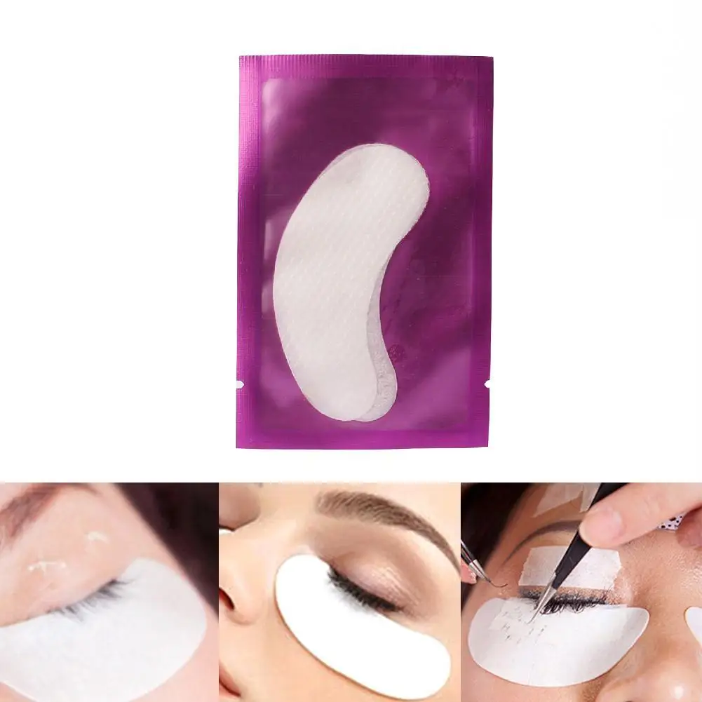 Almohadilla de Gel para pestañas, parches para colocar debajo de los ojos, pegatina de papel para extensión de pestañas, aplicación de herramientas de maquillaje, 20 pares