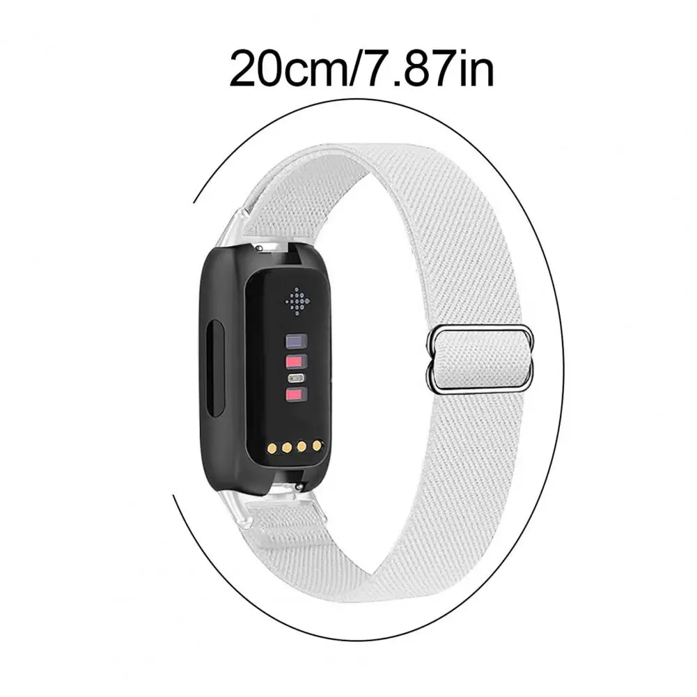 Woven Nylon Watch Band Breathable Sport Watch Strap Elastic Nylon Watch Bands for Inspire 3 Adjustable Breathable Woven for Men