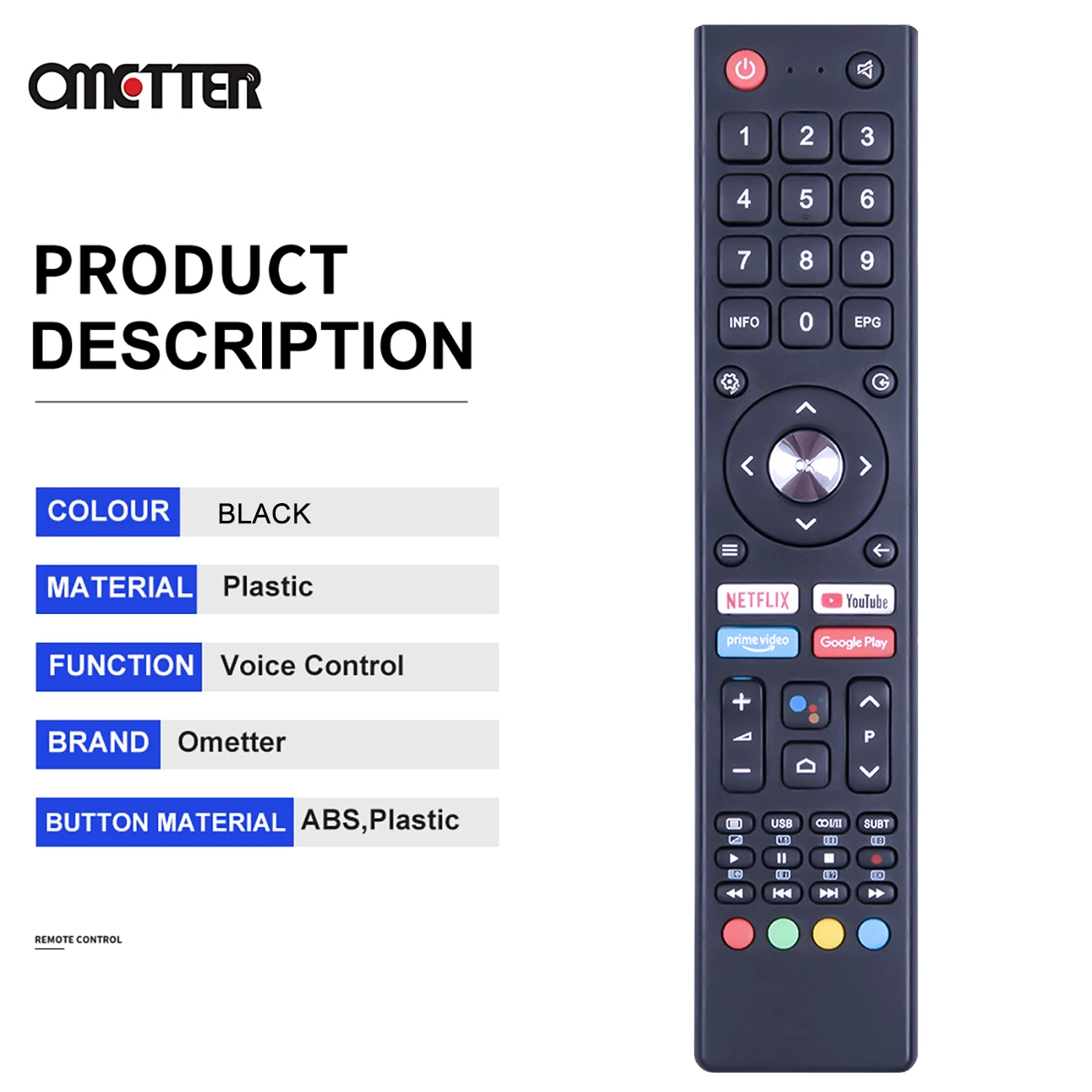 New for CHIQ TV Aiwa Remote Control GCBLTV02ADBBT Without Voice