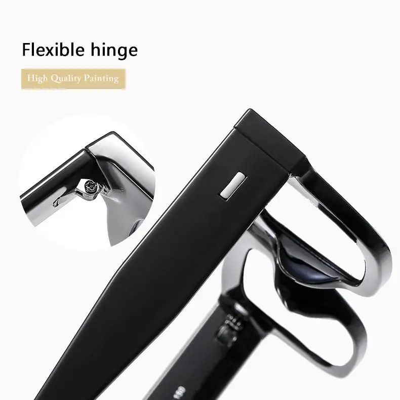 FELRES Männer Frauen Dicken Rahmen Anti Blau Licht Lesebrille Klassische Quadratische Gläser Presbyopie Brillen Brille – Detail 12