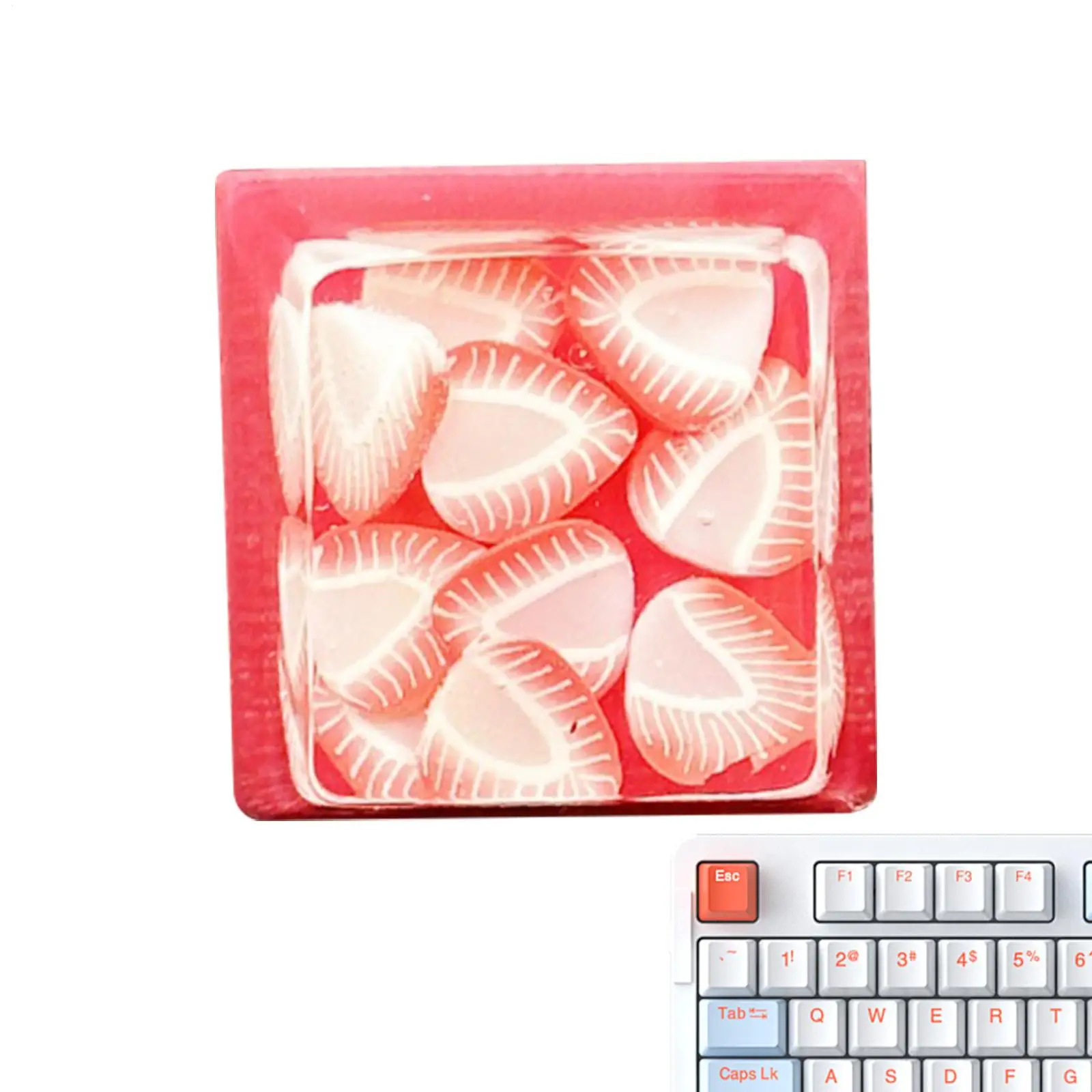 Cute Key Caps Cute Keycaps Candy Fruit Keycaps Decorative Computer Accessories DIY Fruit Key Caps Enhance Your Typing Experience