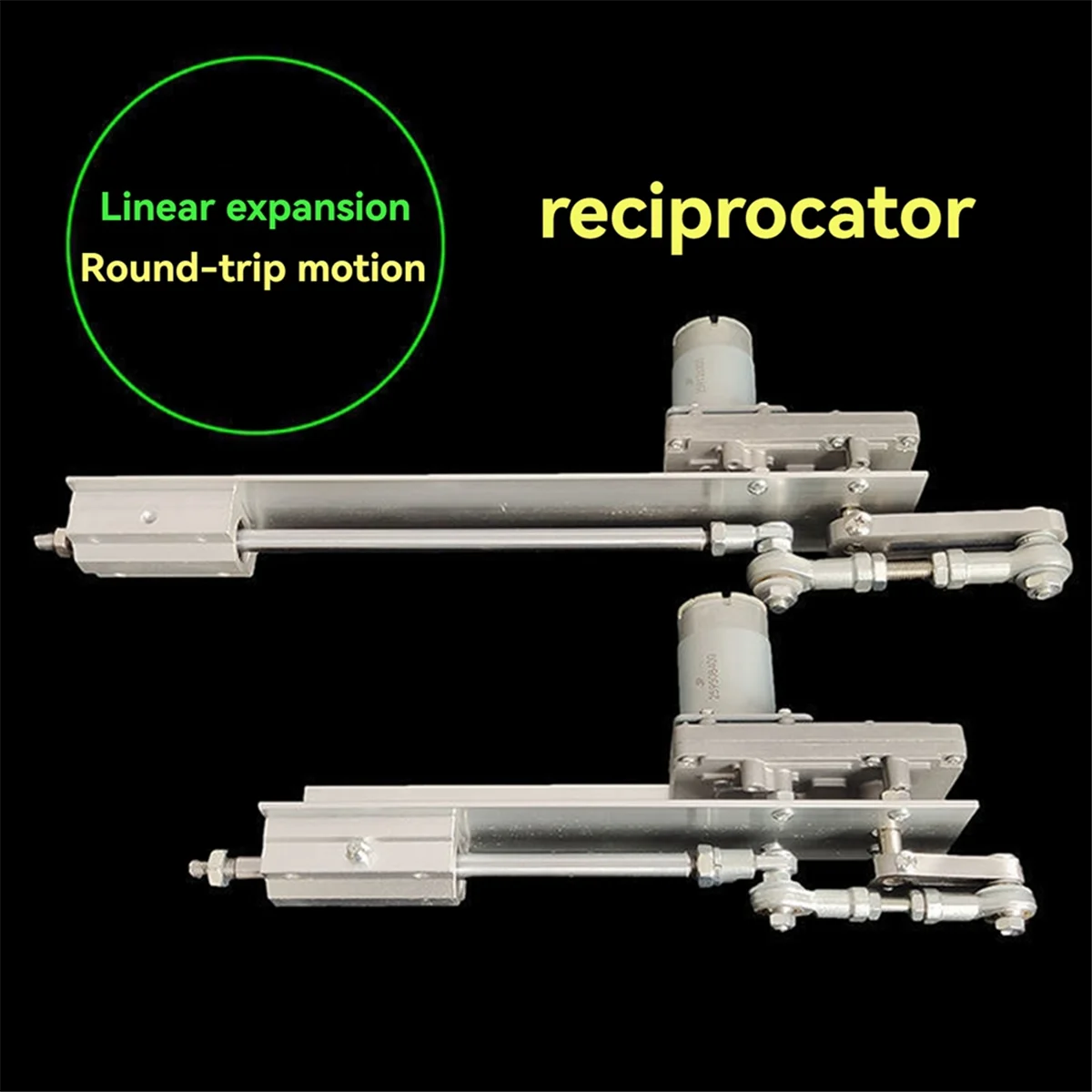 

ABNJ Telescopic Linear Actuators Reciprocating Telescopic Motor DC 12V Reciprocating Linear Actuator EU Plug B