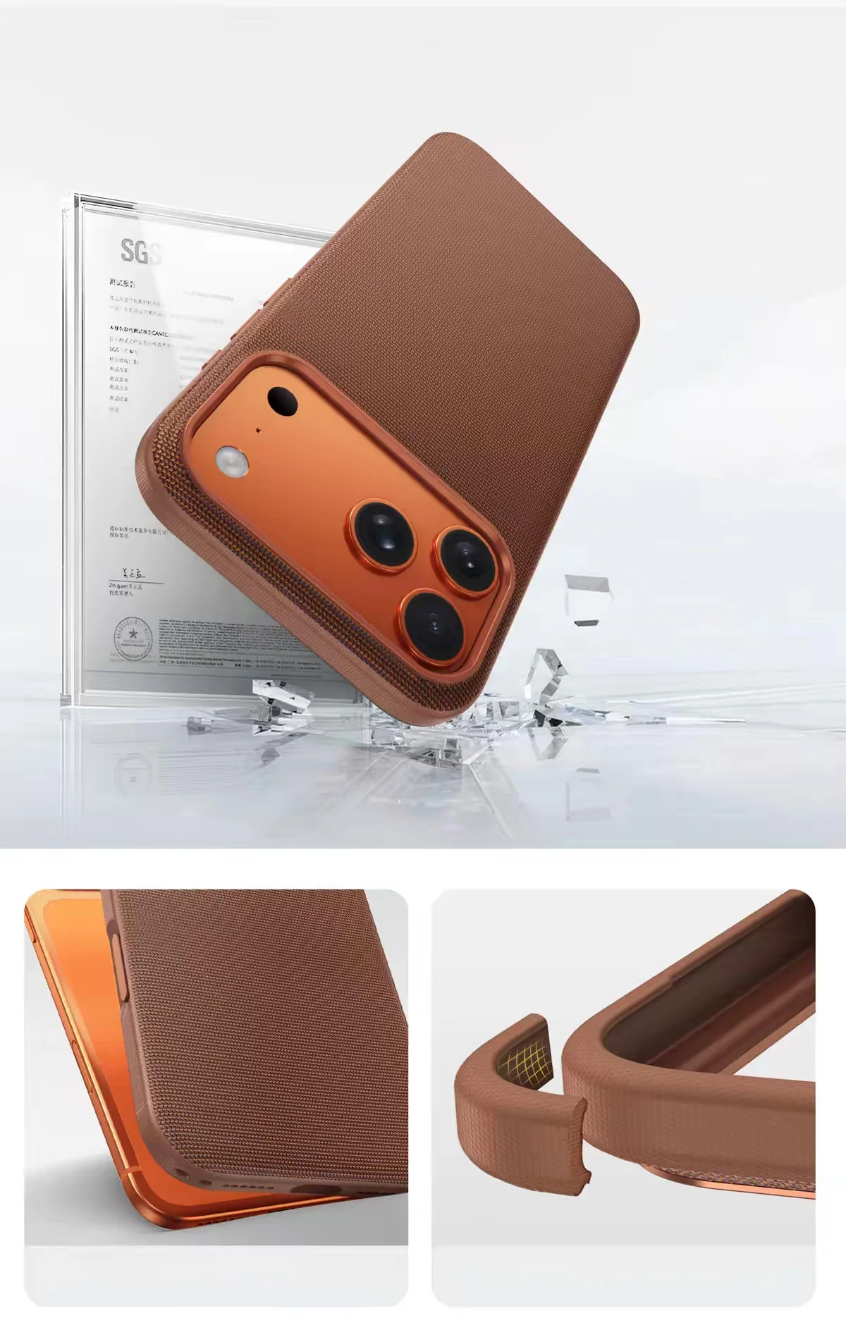 Magnetic TechWoven Case For iPhone 18 17 Pro Max 17 Air 16 15 14 13 12 11 Pro For Magsafe Woven Fabric Protective Cover