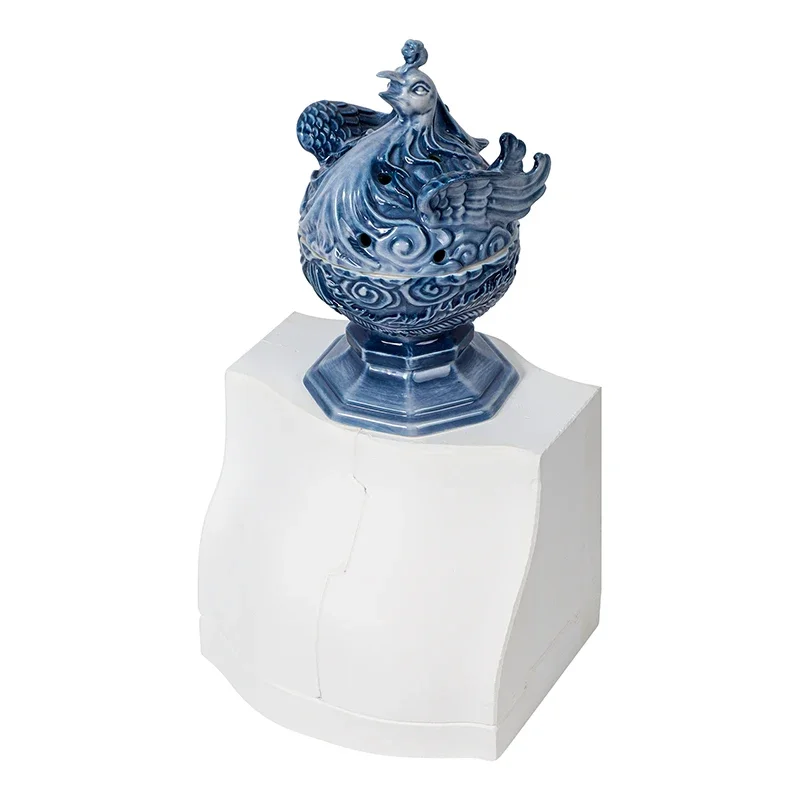 Incense Burner Ceramic Gypsum Grouting Incense Burner Aromatherapy Abrasives Jingdezhen