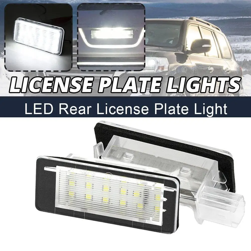 

2 шт. светодиодная лампа номерного знака, подсветка номерного знака для Dacia Duster 2011-2016 2011-2020 Dacia Lodgy 2013-2020