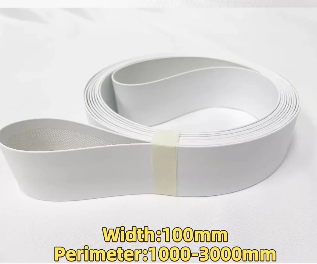

Ширина: 100 мм, пищевой белый полиуретановый конвейерный ремень, промышленный ремень