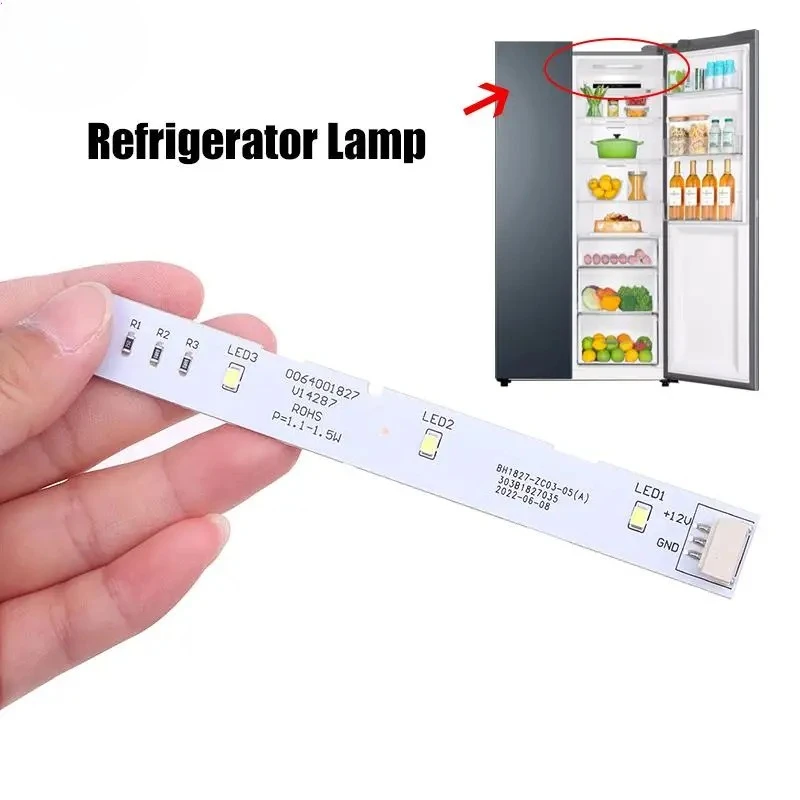 LED Lamp Backlight Bar Strip for Haier BCD-575WDBI 0064001827 Front-door Freezer Refrigerator Fridge Parts Accessories