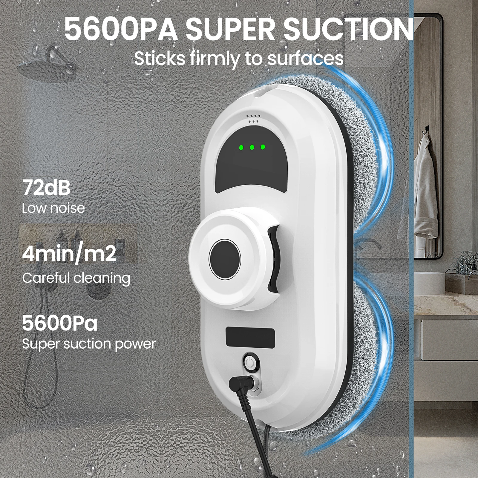 Electric Brush Cleaning Car Cleaner Magnet Window Vacuum Glass Double-sided Steamer Steam Robot Housekeeping Magnetic Aquarium