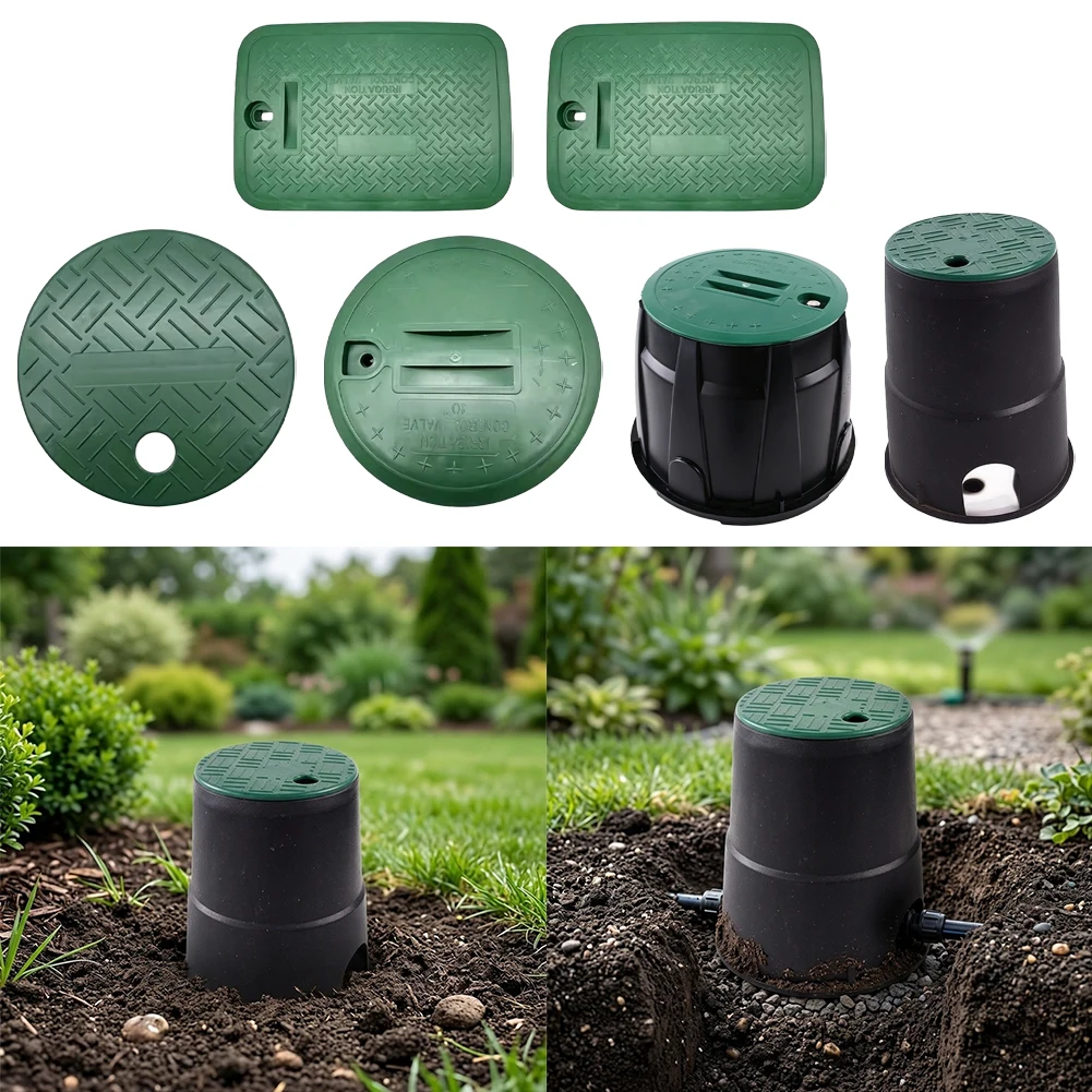 12-inch Valve Box Lid Visibility In Landscape Irrigation Accessories For Gardens Weather Resistant Easy Installation