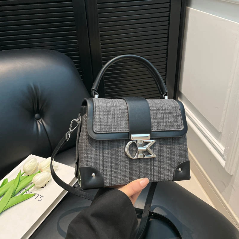 

Vintage Inspired Leather Tote Bag Women's Crossbody Shoulder Handbag Designer Purse Elegant Luxury