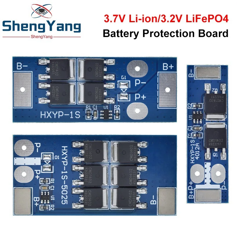 BMS 1S 12A 16A 24A 3.7V LiFePO4 Lithium Battery Protection Board 18650 4.2V Charging Voltage/Short Circuit/Overcharge Prevention