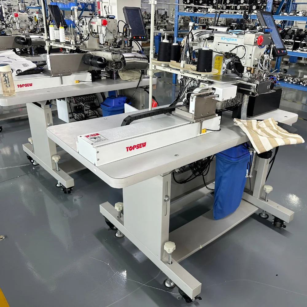 ATV&UTVProgrammable Industrial Automatic TS-816 Hemming Machine for Boxer Leg and Pants Hem in Underwear and Trousers Factories
