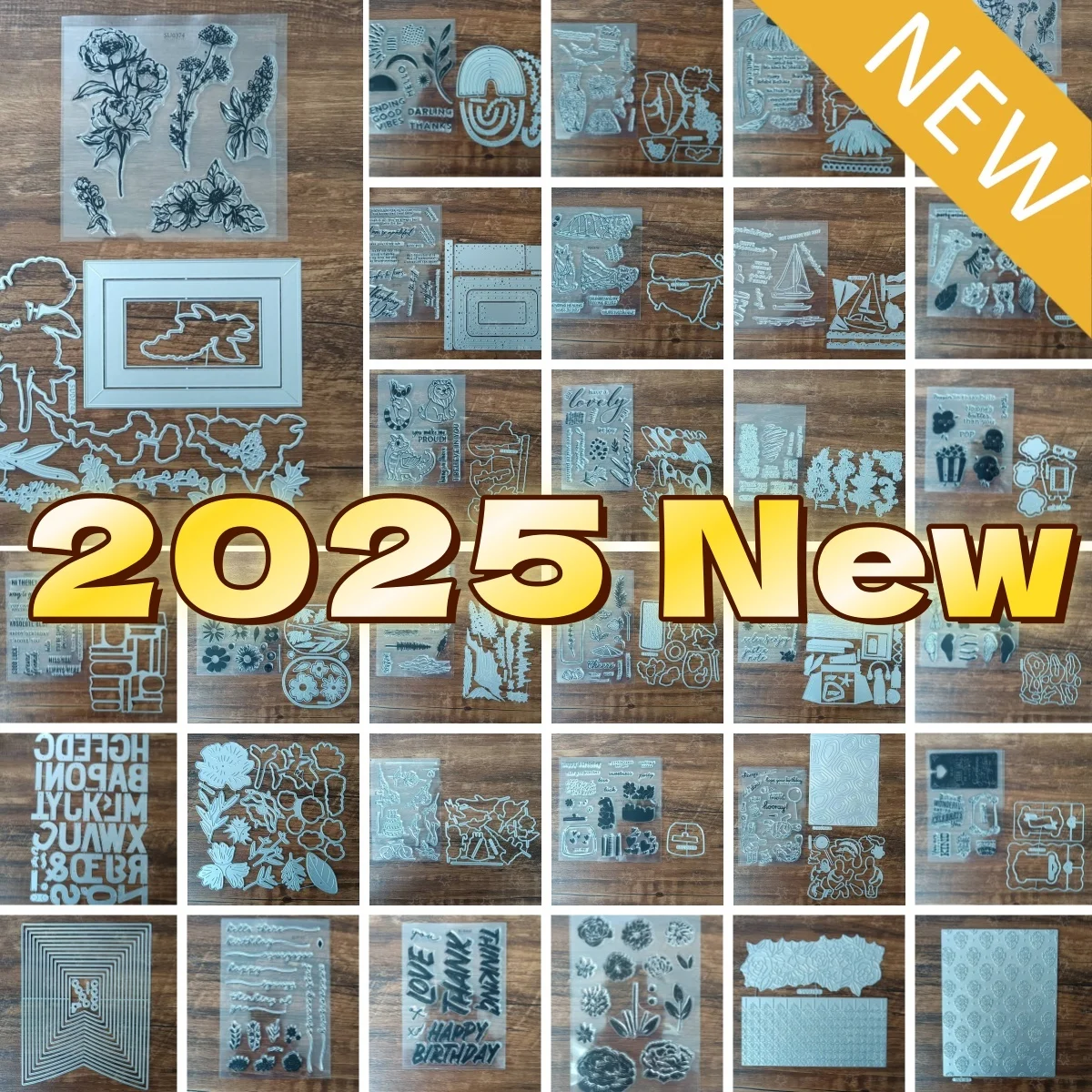 2025 New Sunrise Sailing Garden Blooms Abloom Feathered Piggy Metal Cutting Dies Clear Stamps Hot Foil for DIY Scrapbook Diary