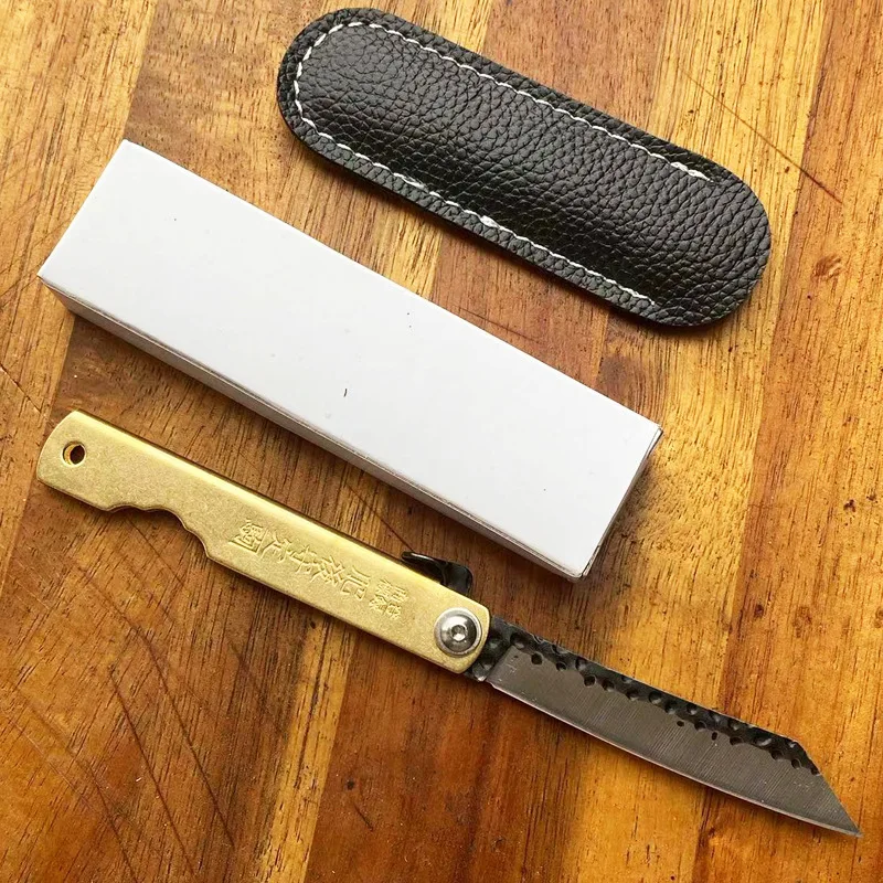 잠금 장치가 없는 접이식 칼, 호신용 칼, 가정용 과일 칼, 고경도 다마스커스 강철 주머니칼, 익스프레스 칼