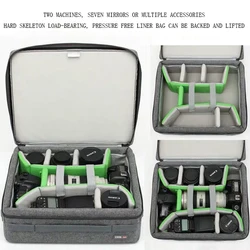 Professional Camera Liner Bag Double Compartment Large Capacity Travel Trolley Case for Photography Equipment Accessories