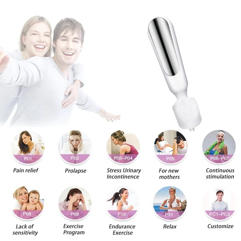 Vaginal Probe Electrodes TENS/EMS Pelvic Floor Muscle Stimulator Trainer Kegel Exerciser Women Improve Incontinence