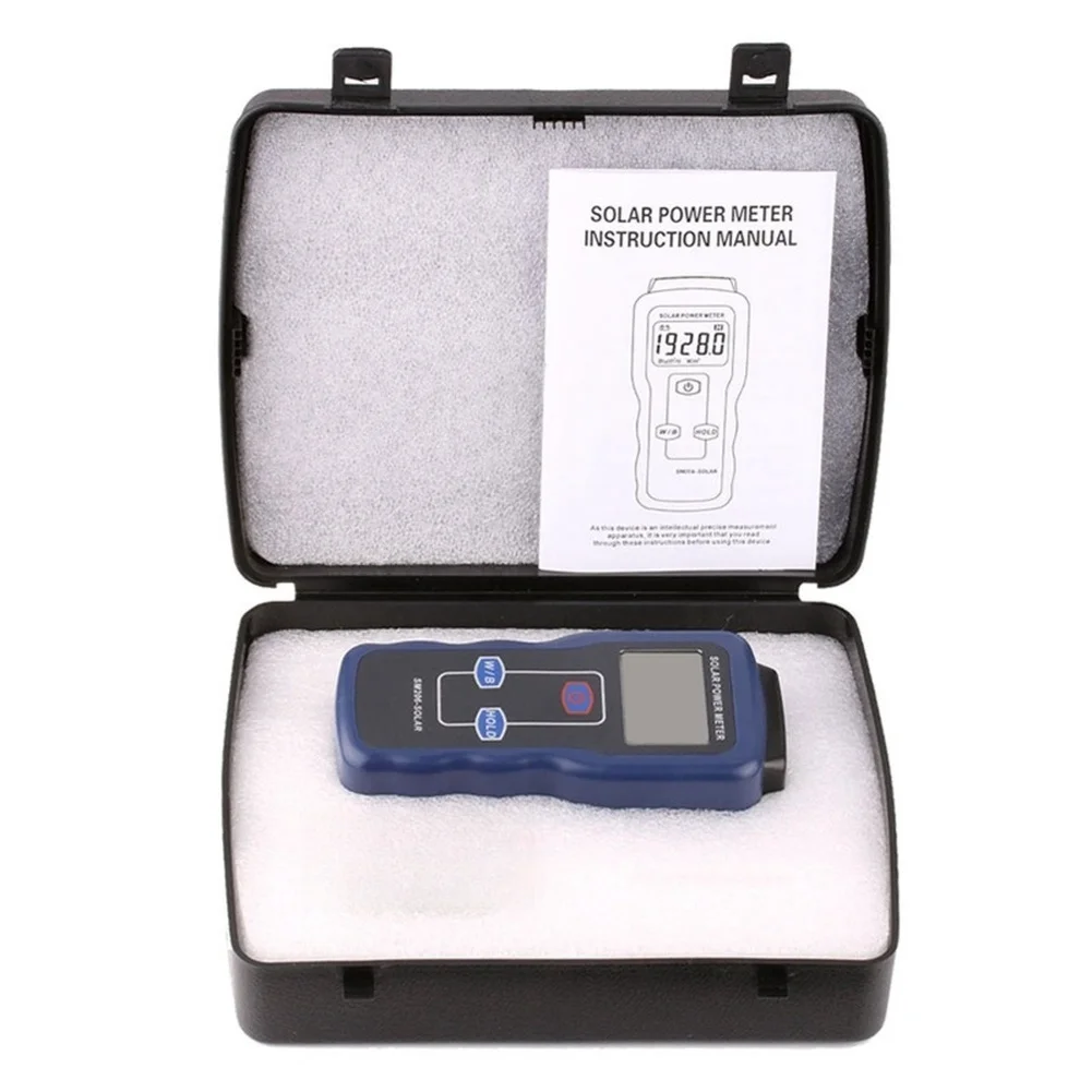 SM206 For Solar Radiation Measurement Instrument with Peak Hold Capability 0.25 Second Sampling Rate and 3 3/4 Digit LCD