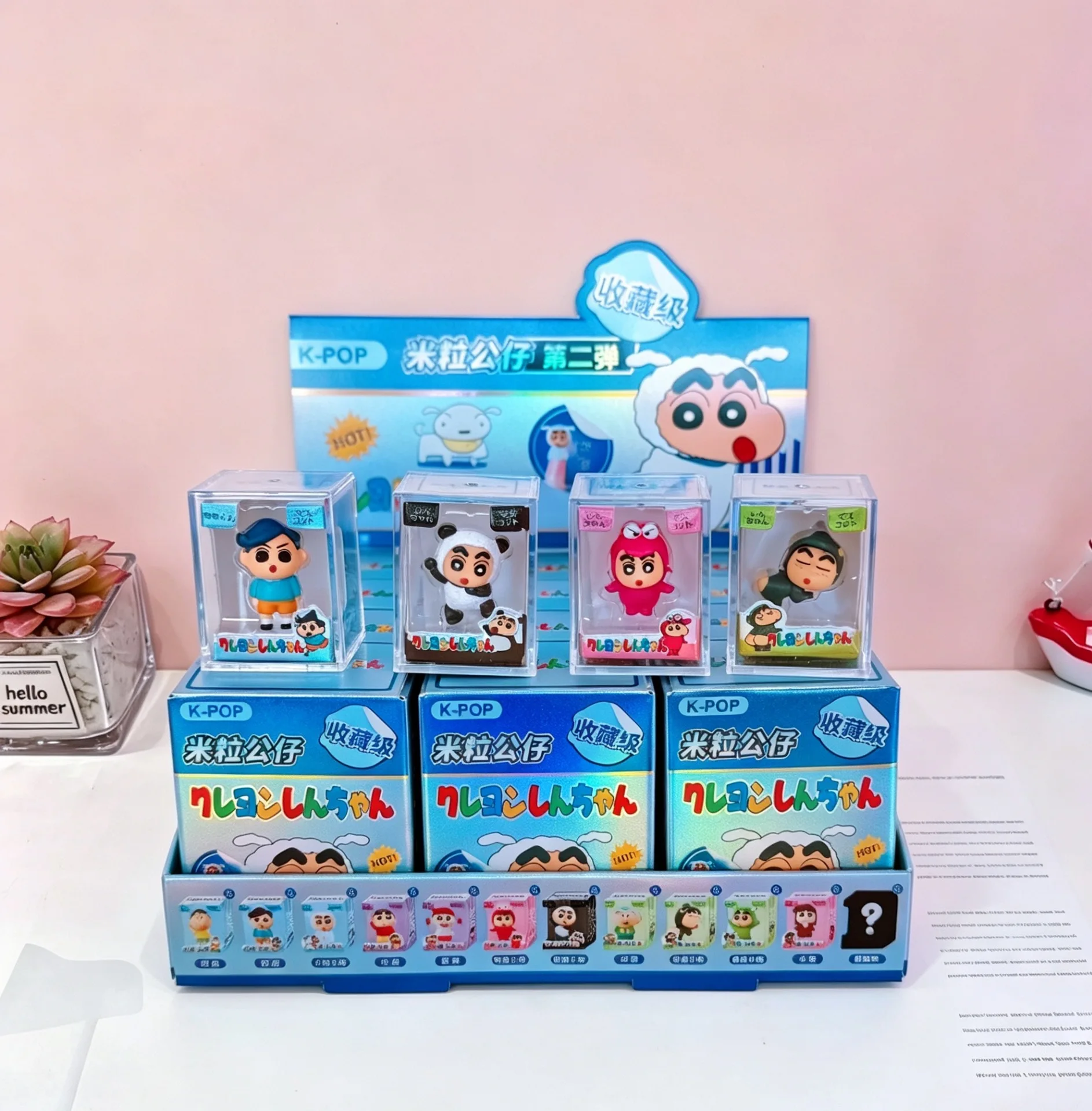 Mini Q-Style Crayon-Stil Tetsuya Minami Tier-Themen-Edition, niedliche Schreibtischdekoration, limitierte Anime-Sammlung als Geschenk