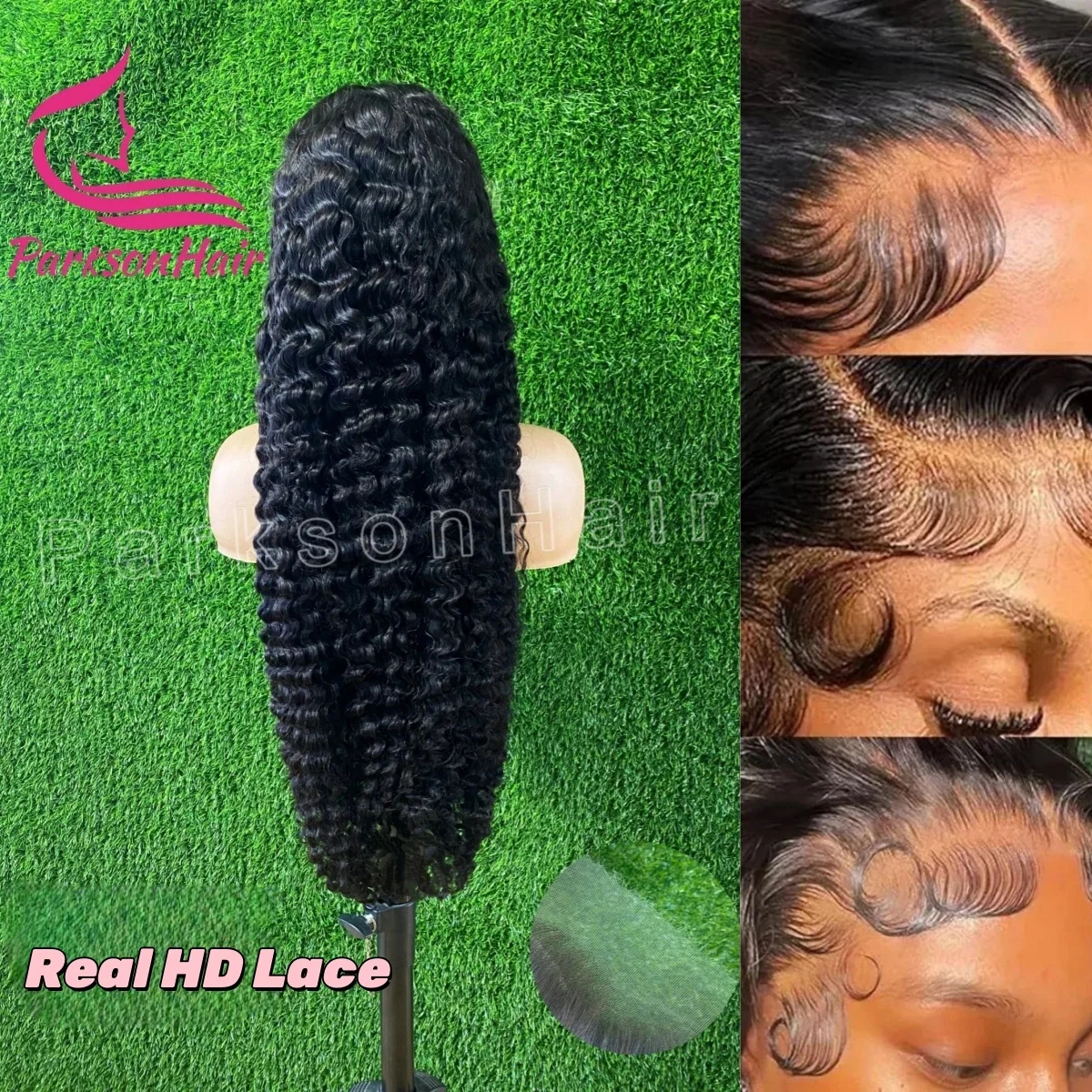

200% Burmese Curly Wig Real HD 13x4 Lace Front Human Hair Wigs For Women Brazilian Pre-Plucking HD Lace Frontal Wig For Women