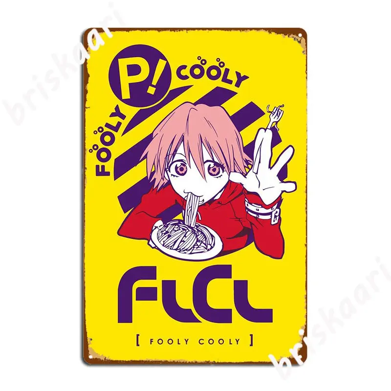 Haruko Flcl Poster Metal Plaque Club Home Painting Décor Create Mural Tin Sign Poster