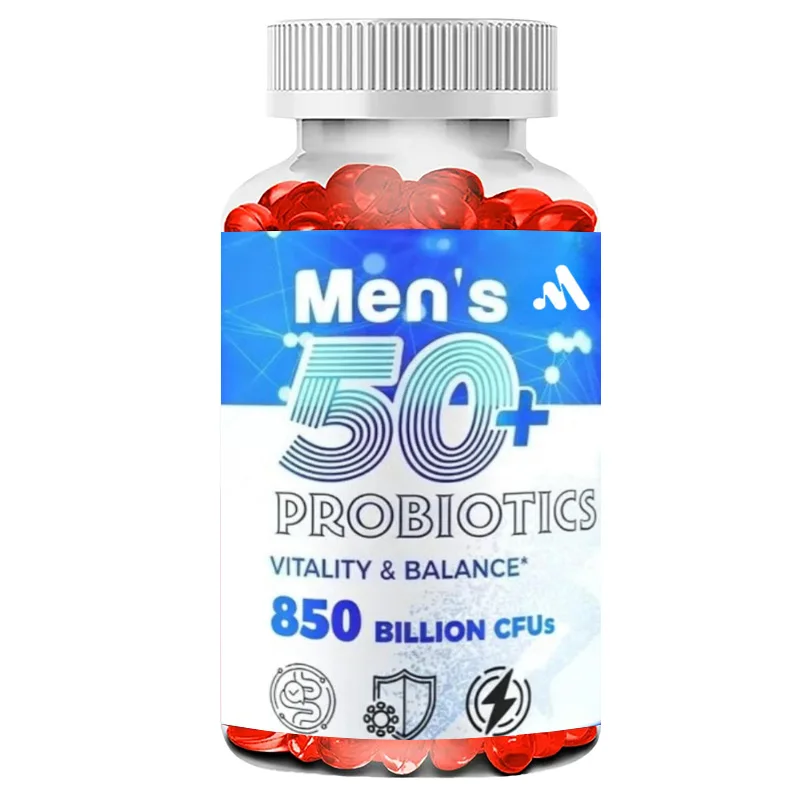 Men's Probiotics 850 Billion CFU Containing 1800 Milligrams of Prebiotic Fiber - Comprehensive Intestinal Health Support