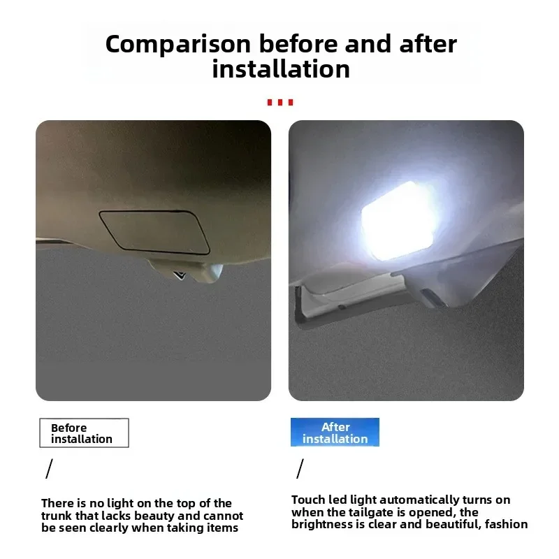 Applicable to 24 Toyota Prado LC250 trunk camping lights, new domineering trunk, special for lighting modification