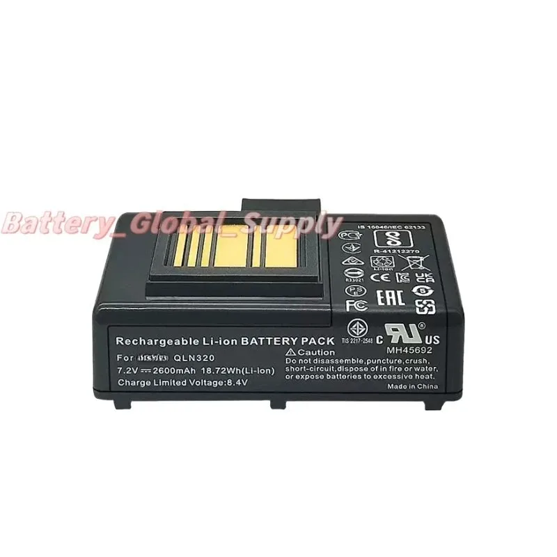 

Battery for P1051378 QLN220 QLN320 ZQ520 ZQ510 Printer 7.2V 2600mAh 1 PCS