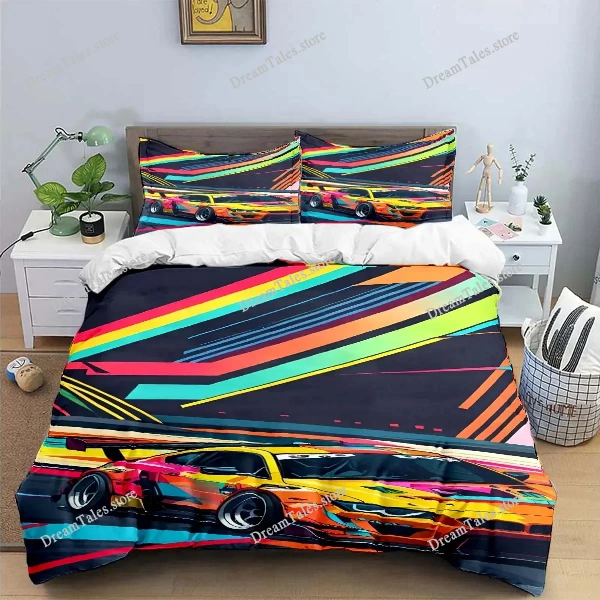 

Fashion 3D Game N-NFS Car Print Bedding Sets Exquisite Bed Supplies Set Duvet Cover Bed Comforter Set Bedding Set Luxury Gift741