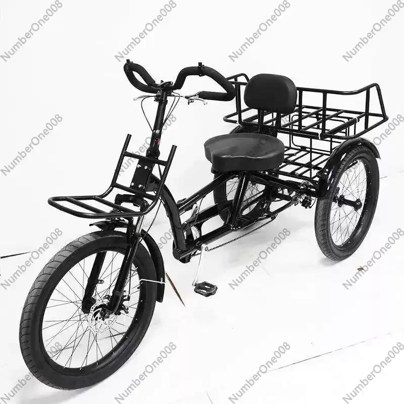 24 Inch 3 0 Recumbent Tricycle Electric Assist Pedal Trike Adult Three Wheel Bike