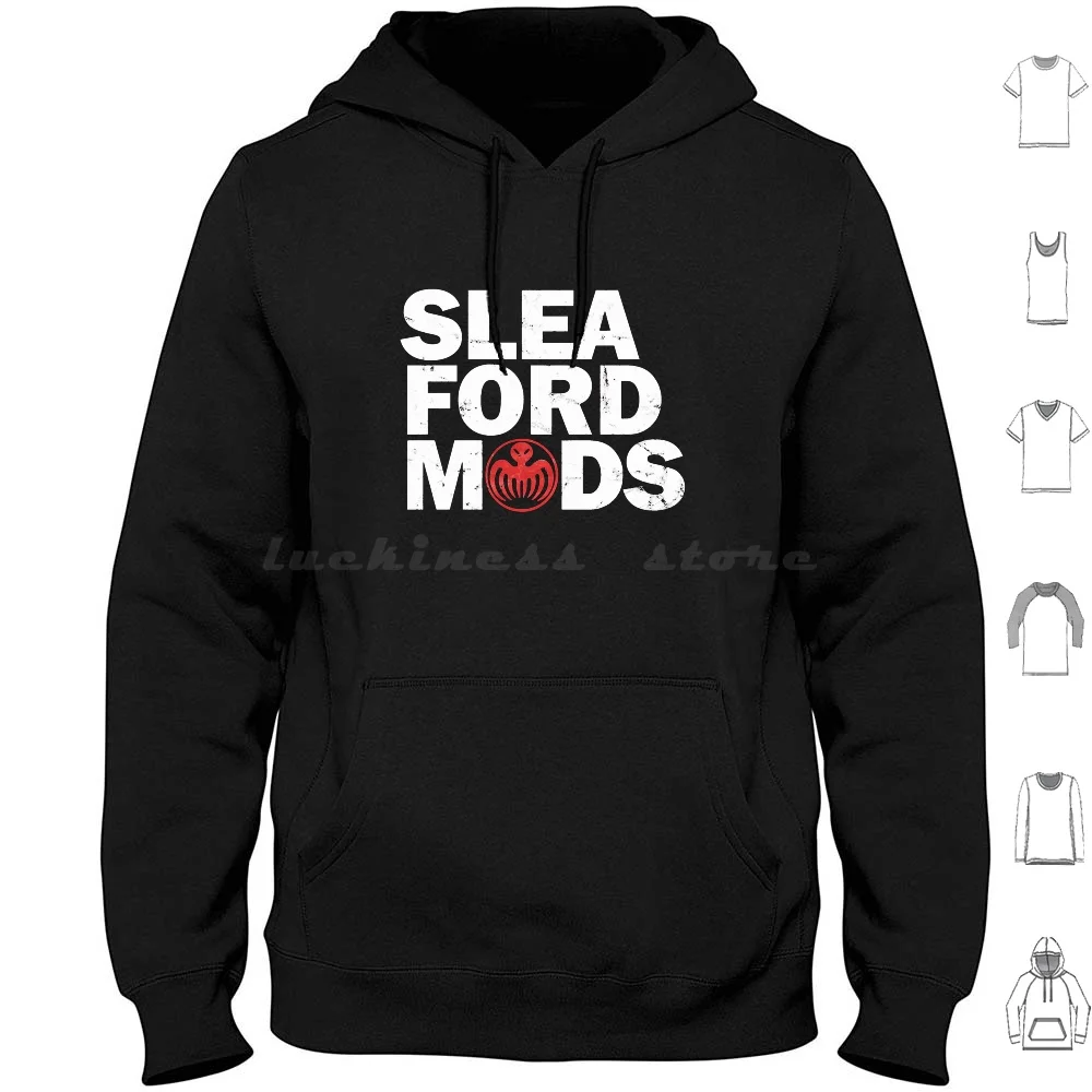 Mods sweat à capuche plus blanc coton à manches longues musique Eton Alive Mods poulpe Spectre Mollusc Rap Hip Hop Cool rétro Vintage royaume-uni Indie
