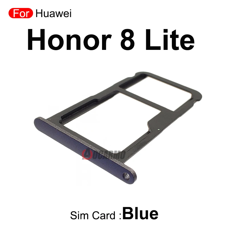 Suku Cadang Pengganti untuk Huawei Honor 8 Lite 8 Lite Perbaikan Slot Soket Tempat SIM Kartu Sim