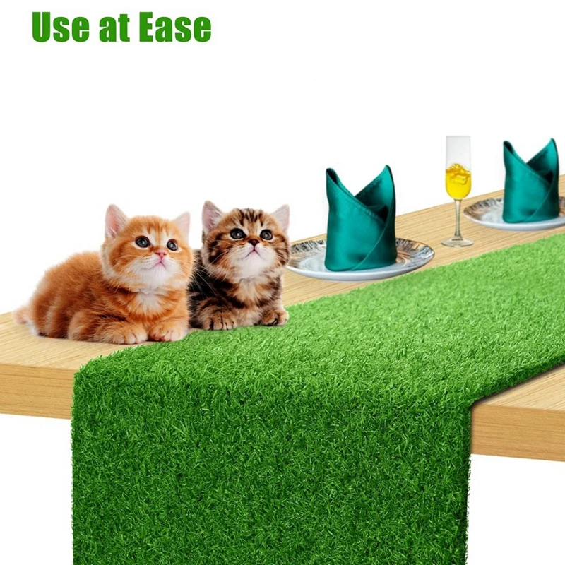 Artificial Grass Table Runner, 30 X 90Cm Table Runner, Faux Grass Table Runner, DIY Football Tablecloth, Table Runner
