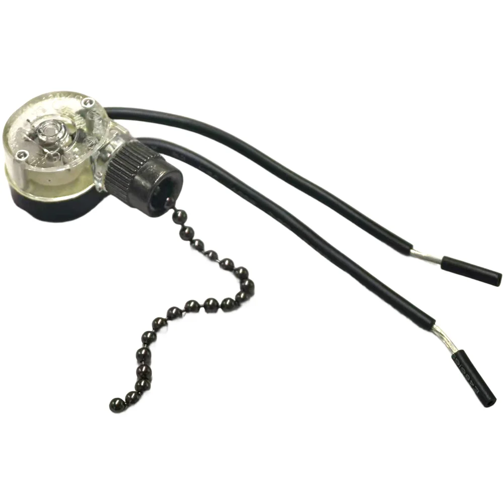 Pull Chain Switch For Ceiling Fan Light, 2-Speed On-Off Replacement Part Compatible With ZE-109 Model, Electrical Switch Parts