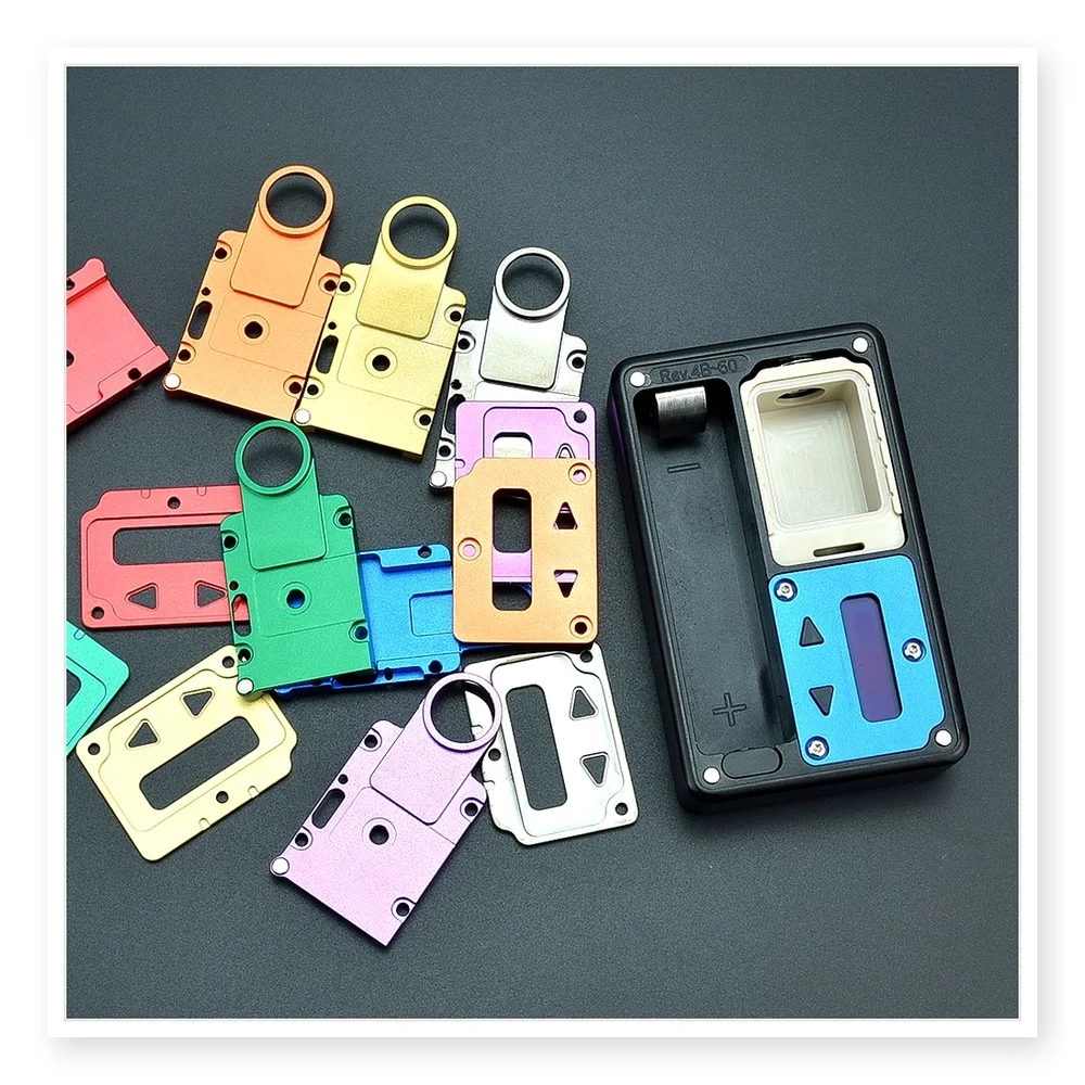 BB Billet Aluminum Alloy Vape Box Mod Kit with Screen and Button Plate for 60W/70W Mod