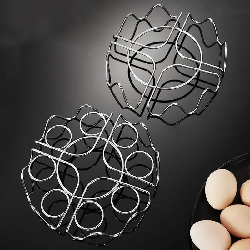 Multifunktionales Edelstahl-Dämpfergestell für Eier, Brötchen und Teigtaschen, Langlebiges Dämpferzubehör zum Kochen – Detail 12