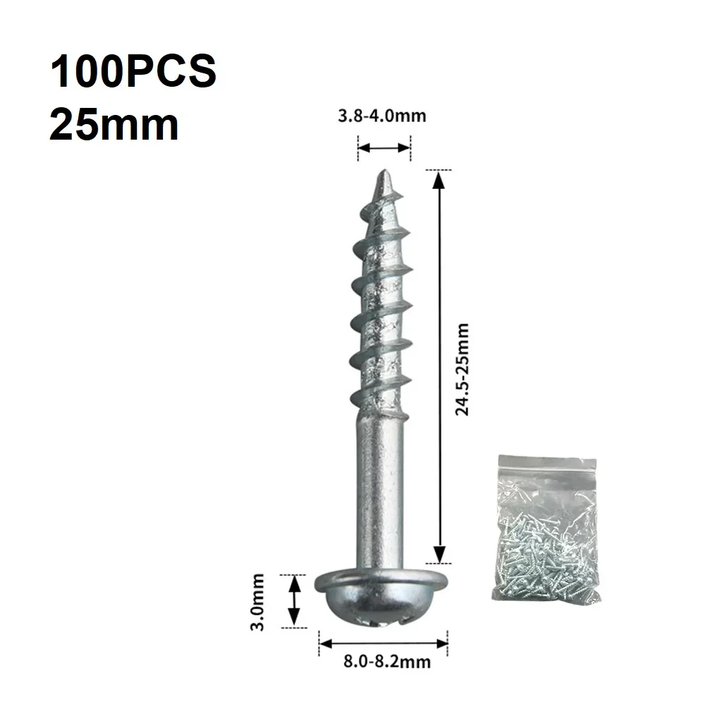 Coarse Thread Screws Pocket Hole Screws Woodworking Projects 38mm 100pcs Pocket Hole Screws Set Bolt Strong Joint Creation
