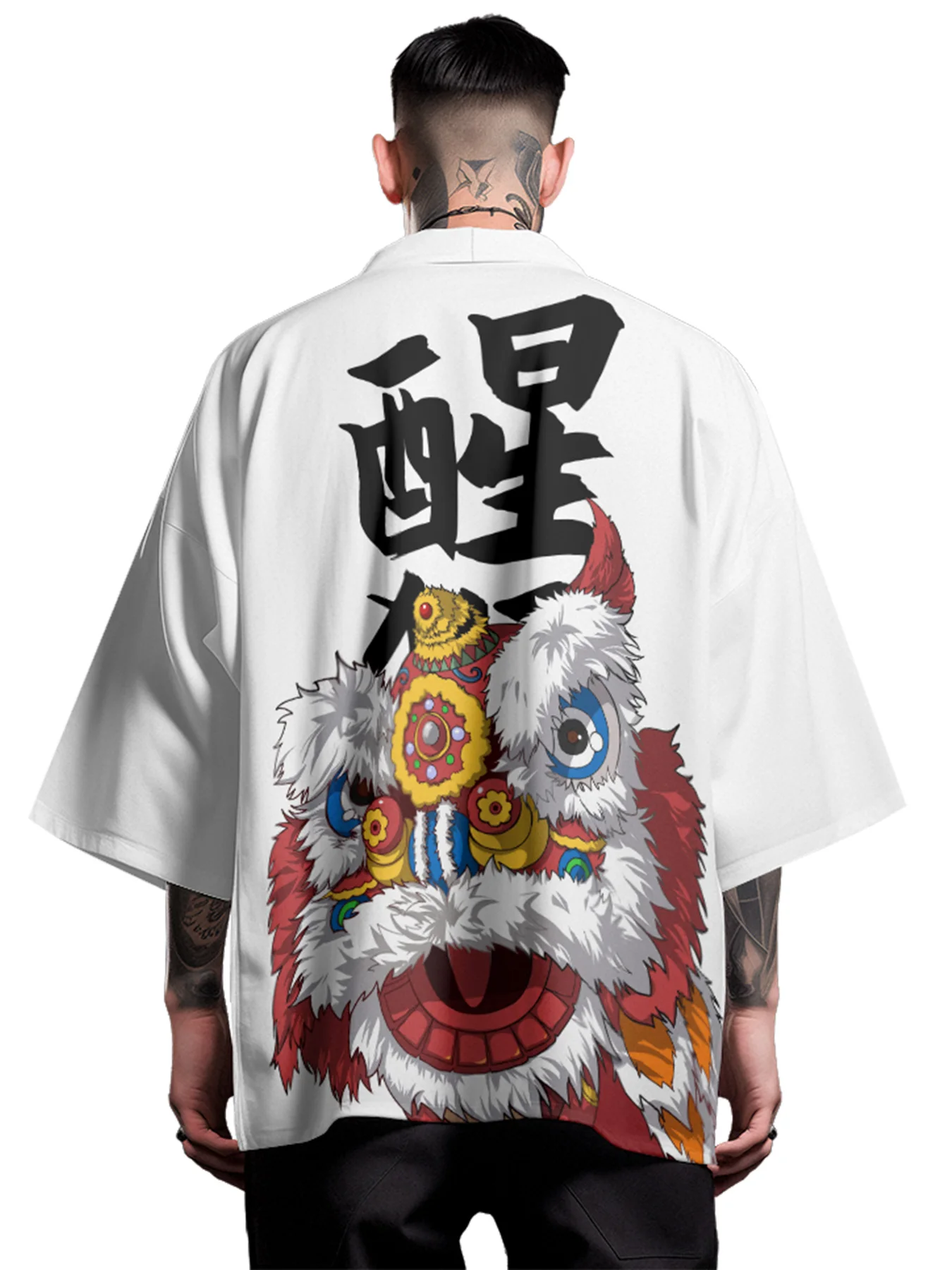 Summer Kimono Hawaiian Shirt Men Dragon Kimono Streetwear Cardigan Beach Bathrobes Popular Haori Yukata Japanese Clothes Women