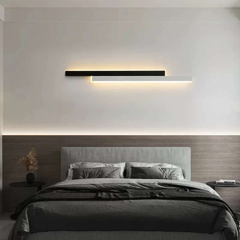 Modern LED Wall Lamps for Living Dining Room Bedroom Bedside Stairs Hotel Entry Aisle Sofa Background Home Decorate Wall Sconce