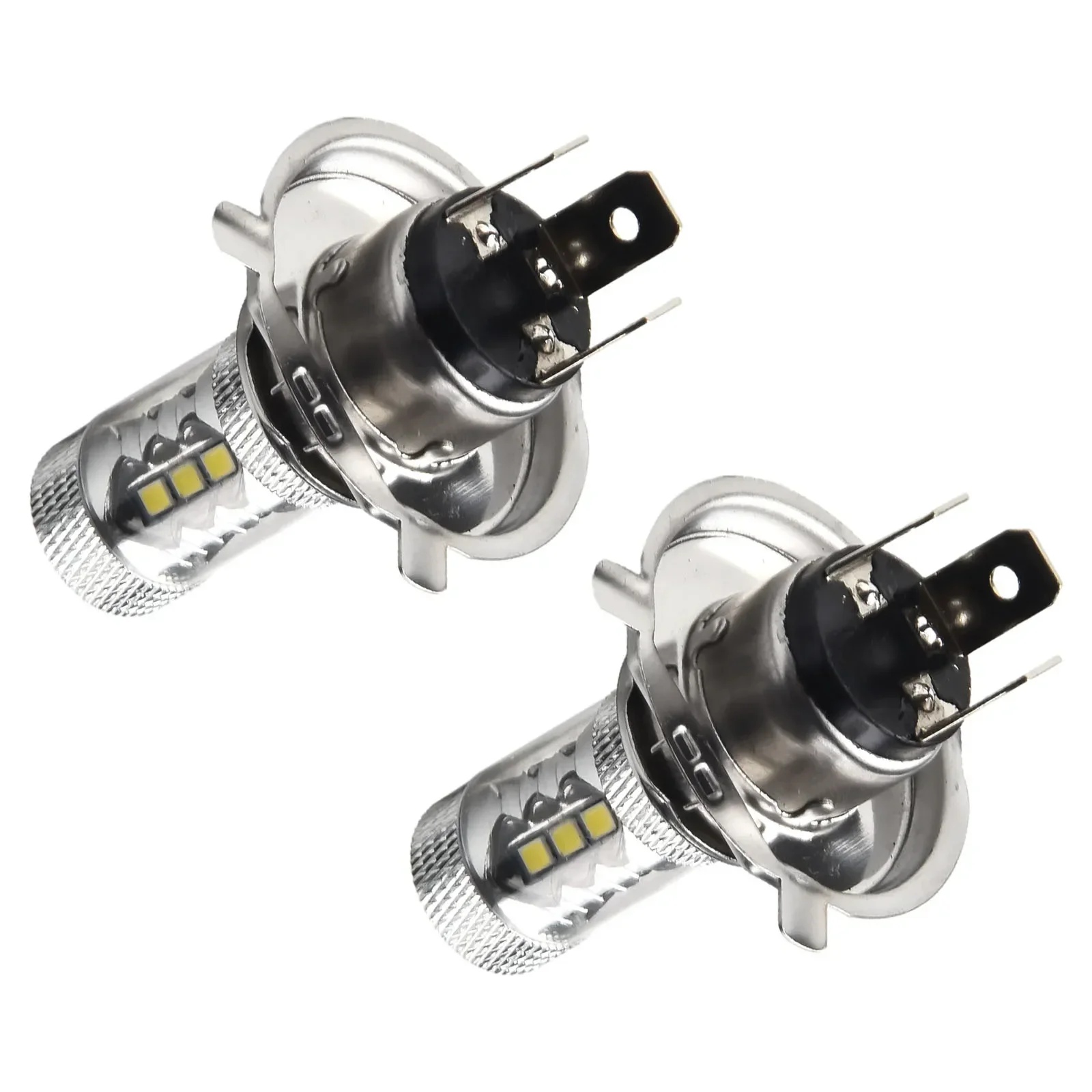 

LED Bulb H4 Fog Lights 7*4.5 Cm Beam Lamp Aluminum Headlight Hi/Lo Motorcycle Set 12V 6000K 6500K High Quality