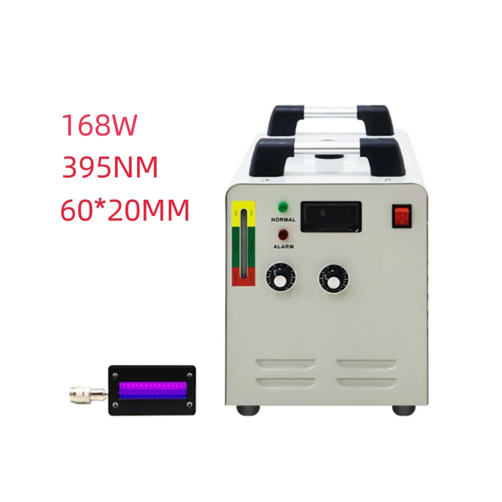 168W water cooled uv ink curing lamp set Epson DX5/DX7/TX800/XP600 dual nozzle UV printer LEDUV light 1pcs uv lamp with chiller