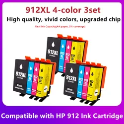 Cartucho de tinta para impresora HP 912 912XL, recambio de tinta Compatible con HP912 OfficeJet 8010, 8012, 8013, 8014, 8015, 8017, 8018, 8020, 8022, 8023, 8024