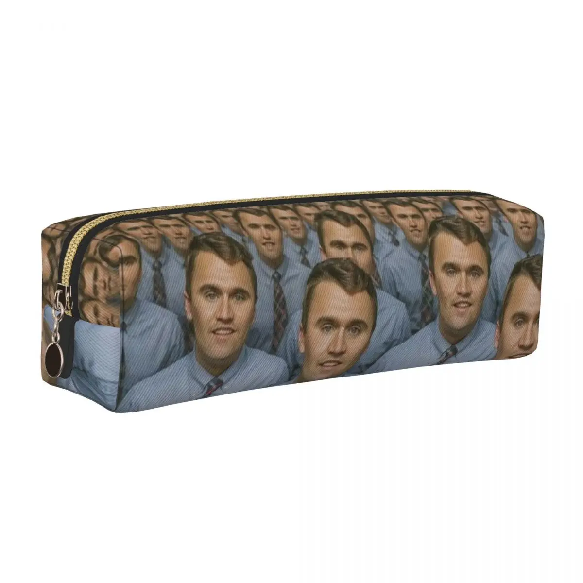 Creative Charlie Kirk Freedom Pencil Cases Pencilcases Pen Box for Student Large Storage Bags Office Gift Stationery