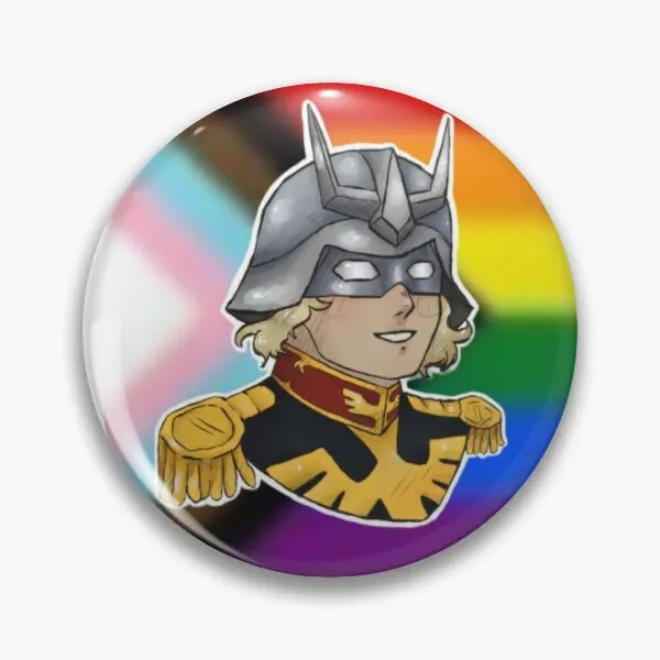 Char Aznable Pride Month  Soft Button Pin Creative Cartoon Jewelry Cute Metal Lover Lapel Pin Decor Funny Hat Women Gift Clothes