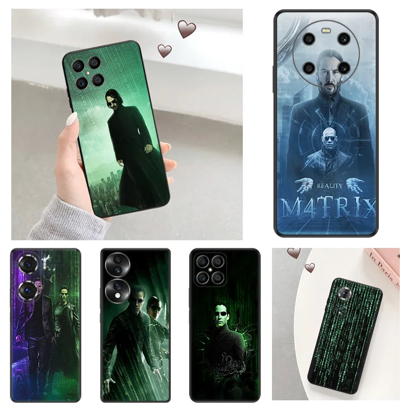 Soft Anti-Drop Phone Case For Honor X7b X6 70 90 X8 b X9A X9B Magic5 Pro X8A X6A 8X Matrix 4 Art Pixel 8A 7A 6A 6 7 8 Cover