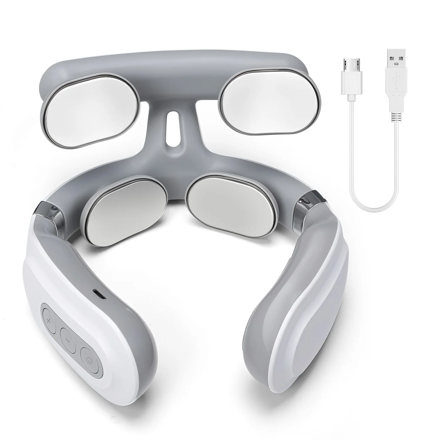 

Smart Shoulder Neck Massager Electric Heating Back Cervical Massage 16 Gears EMS Pulse Neck Massagers For Relaxation Pain Relief